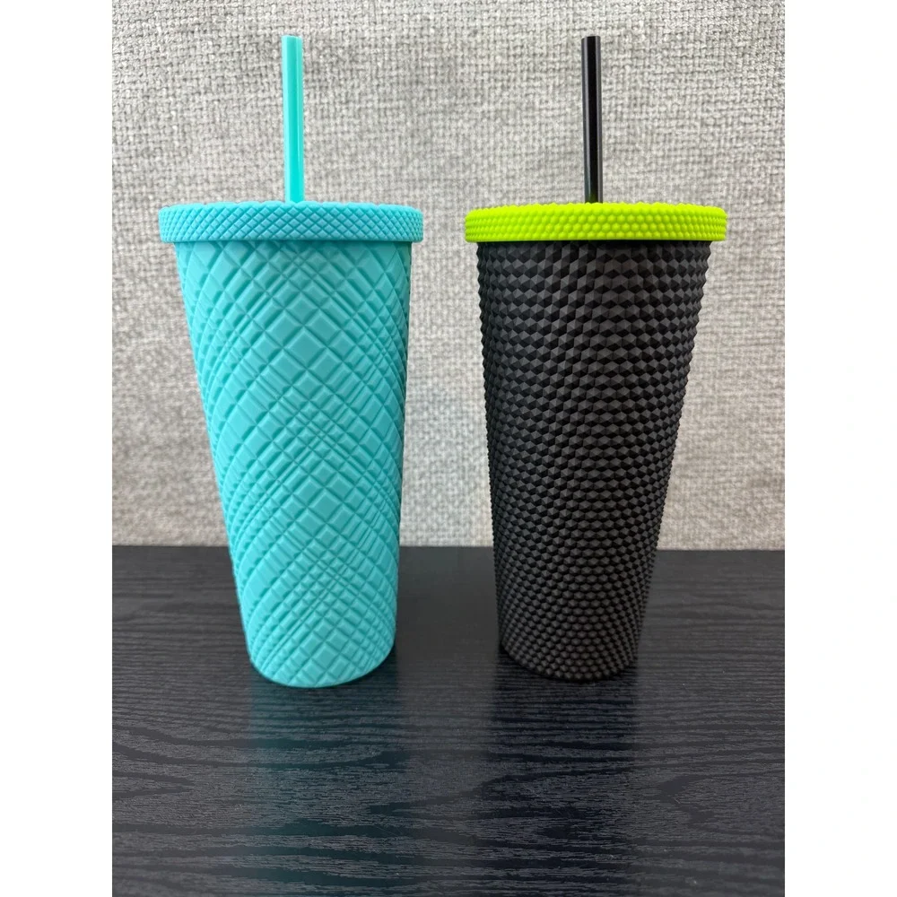 Disney Nightmare Before Christmas Zero & Beetlejuice 20oz Textured‎ Tumbler Set